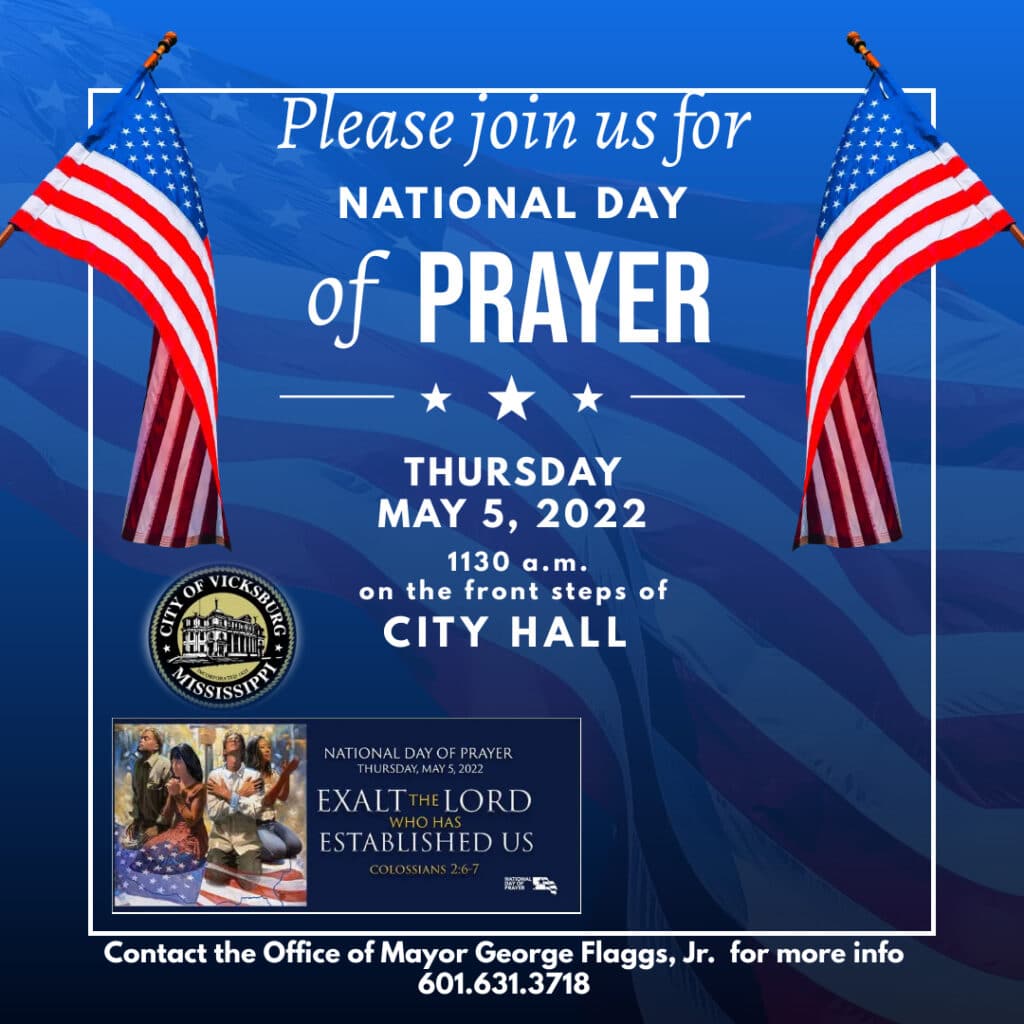 National Day of Prayer flyer