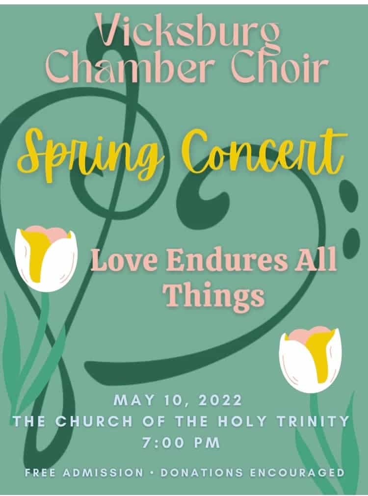 vicksburg chamber choir spring concert
