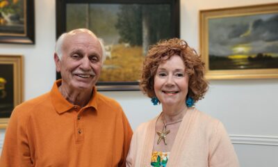 Sandy and Patty jackson at the Jackson Street Gallery at Mulberry. Photo by David Day