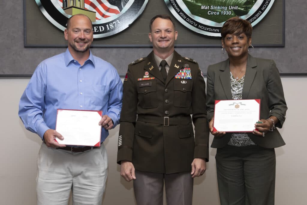 Will Bradley and Cynthia Lee each received Commendation Awards