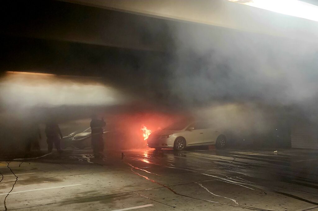 Ameristar parking garage fire