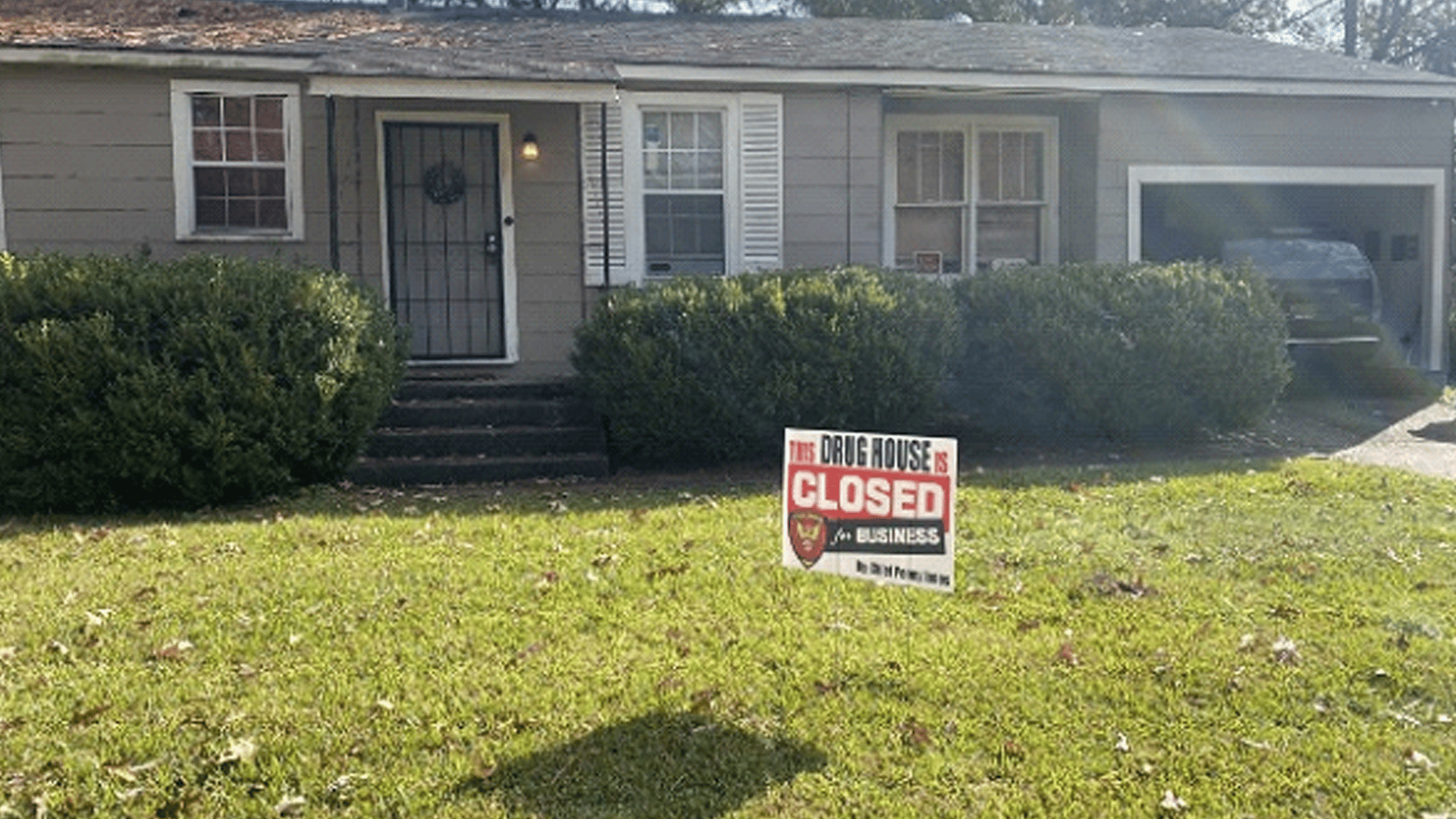 drug buys house closed
