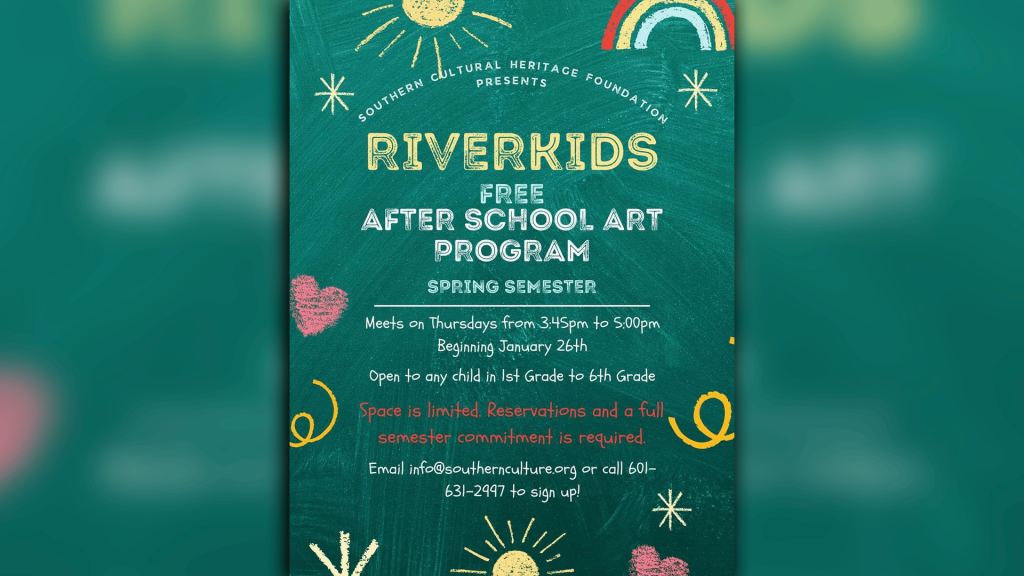 Southern Cultural Heritage Foundation presents Riverkids afterschool