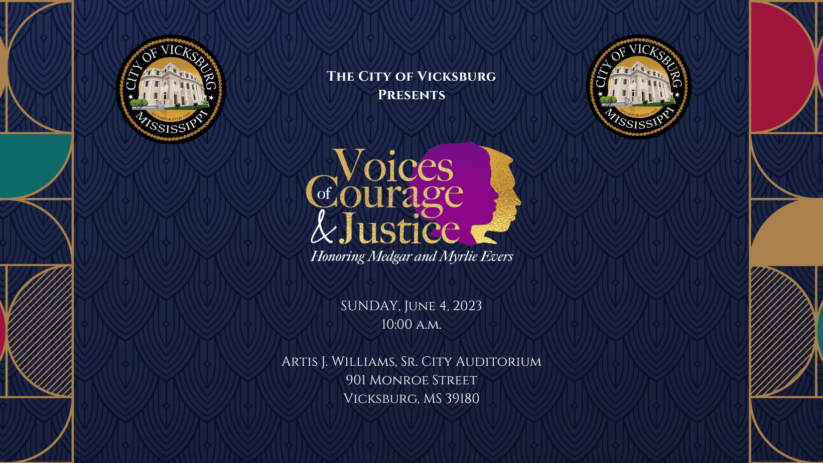 Voices of Courage & Justice: Honoring Medgar and Myrlie Evers