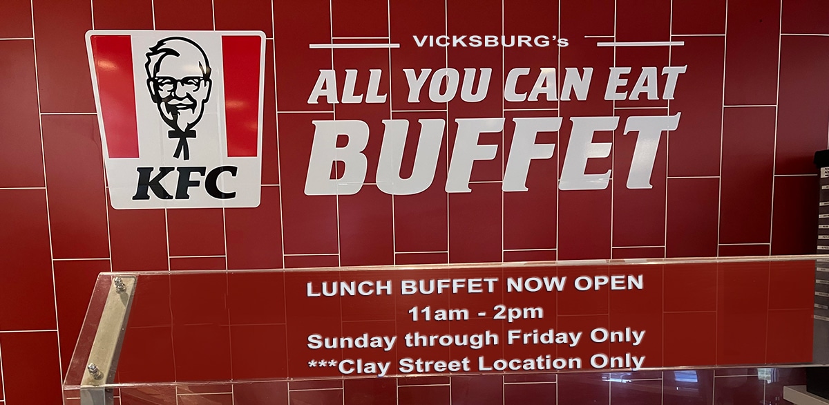 Kentucky Fried Chicken (KFC) Buffet now available on Clay Street