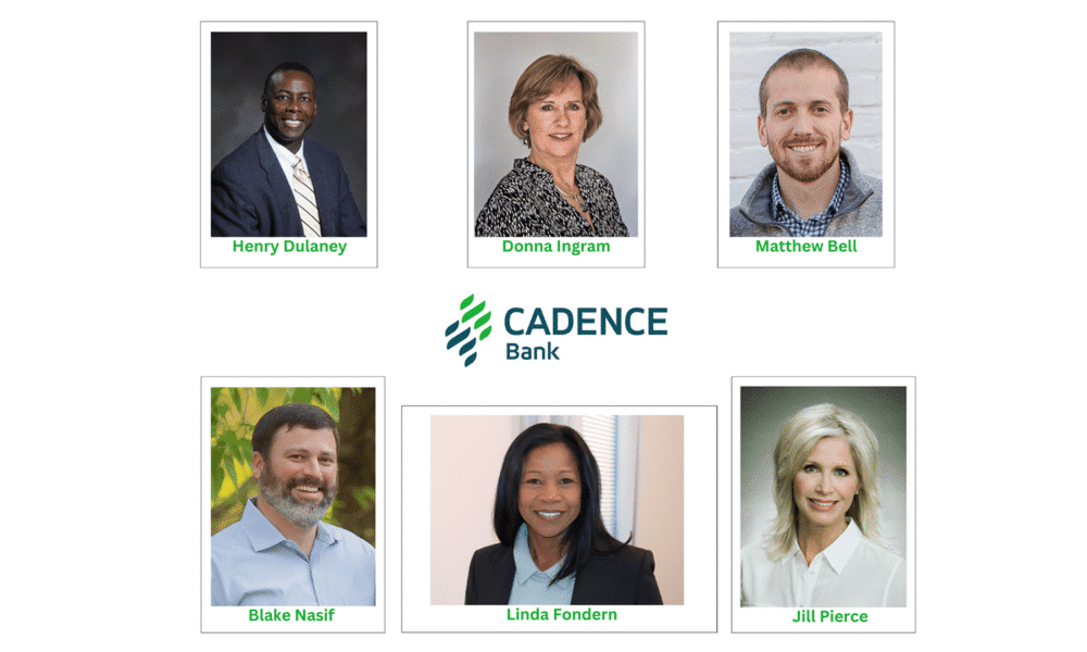 Cadence Bank appoints six new advisory board members in Vicksburg