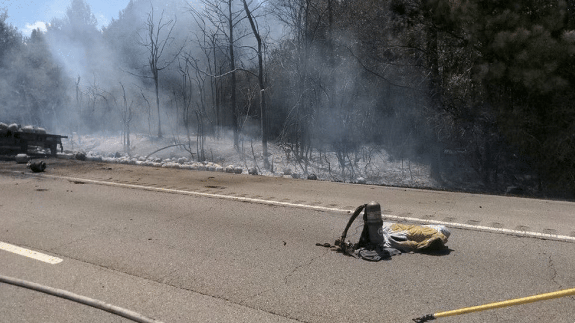 Interstate 59 propane bottle explosion