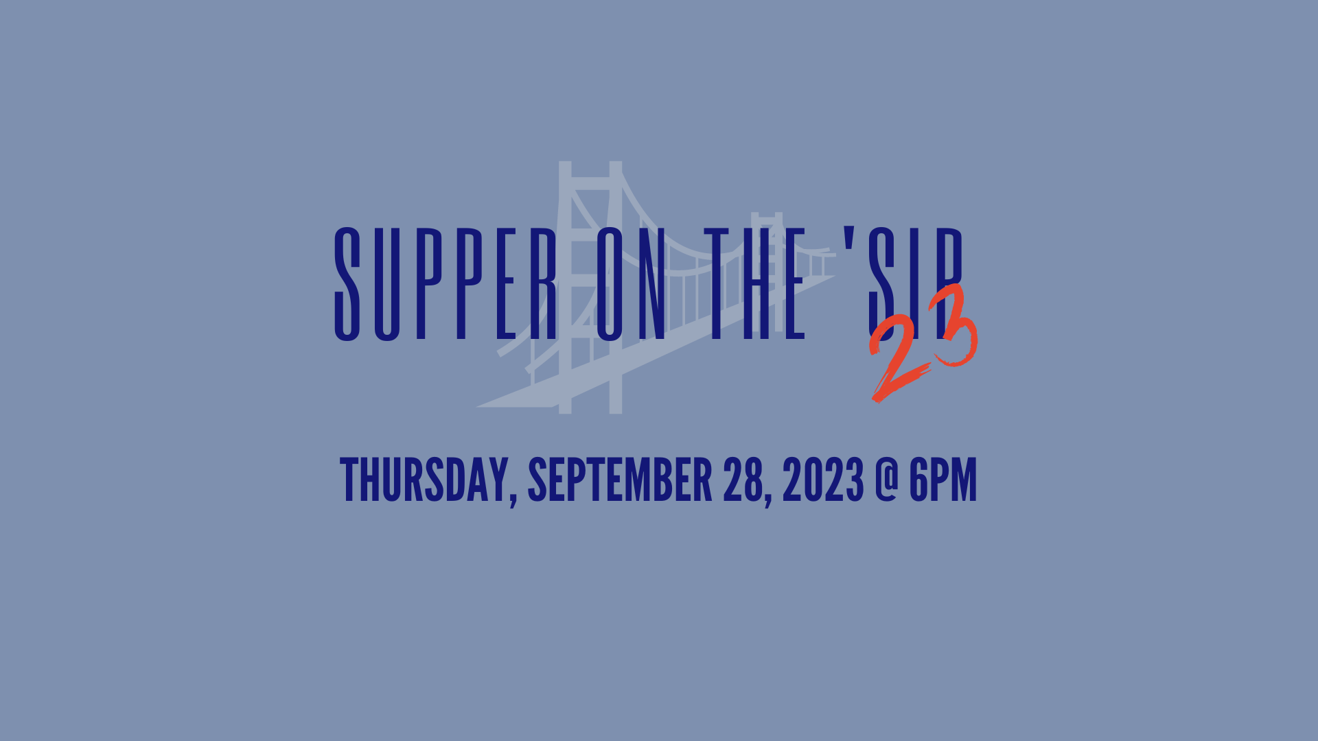 Supper on the Sip flyer