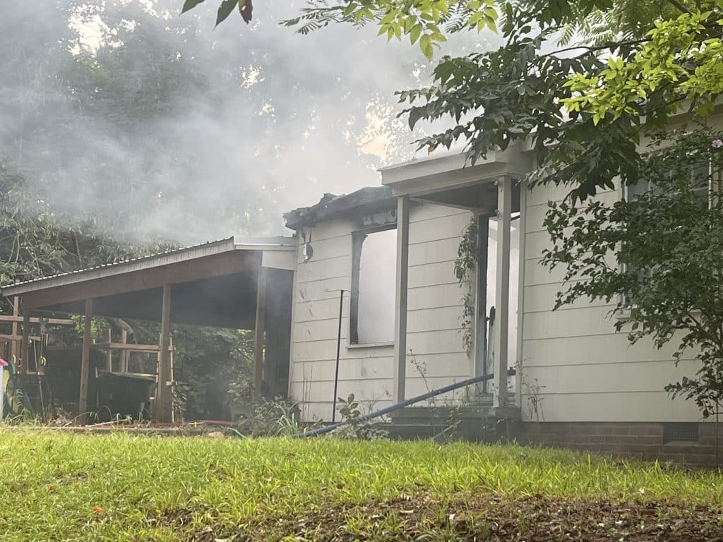Fire on Churchill drive