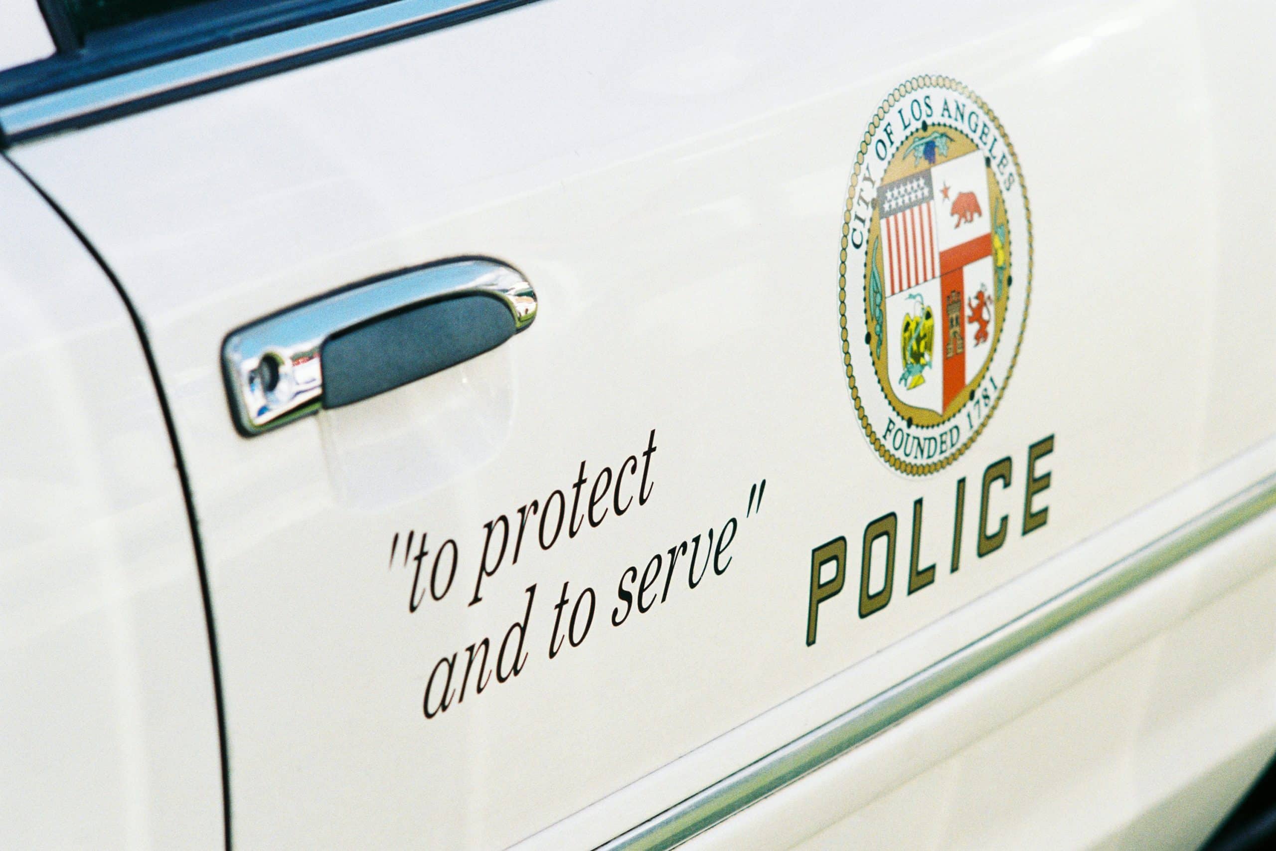 Los Angeles, California police car
