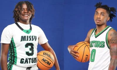 L-R Kierra James and Davian Williams