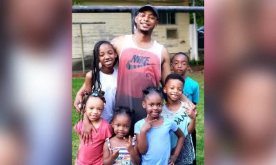 Eric Phillips with his family