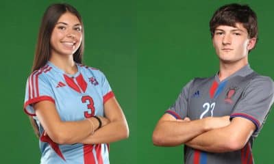 L-R Jordan Polk and Tyler Godshaw