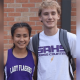 L-R Samantha Edwards and Walker Lambiotte