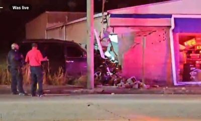 vehicle crashes into store