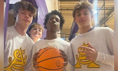 L-R Keller Bradley, Dru Gleese, Walt Andrews and Adam Dorbeck in back