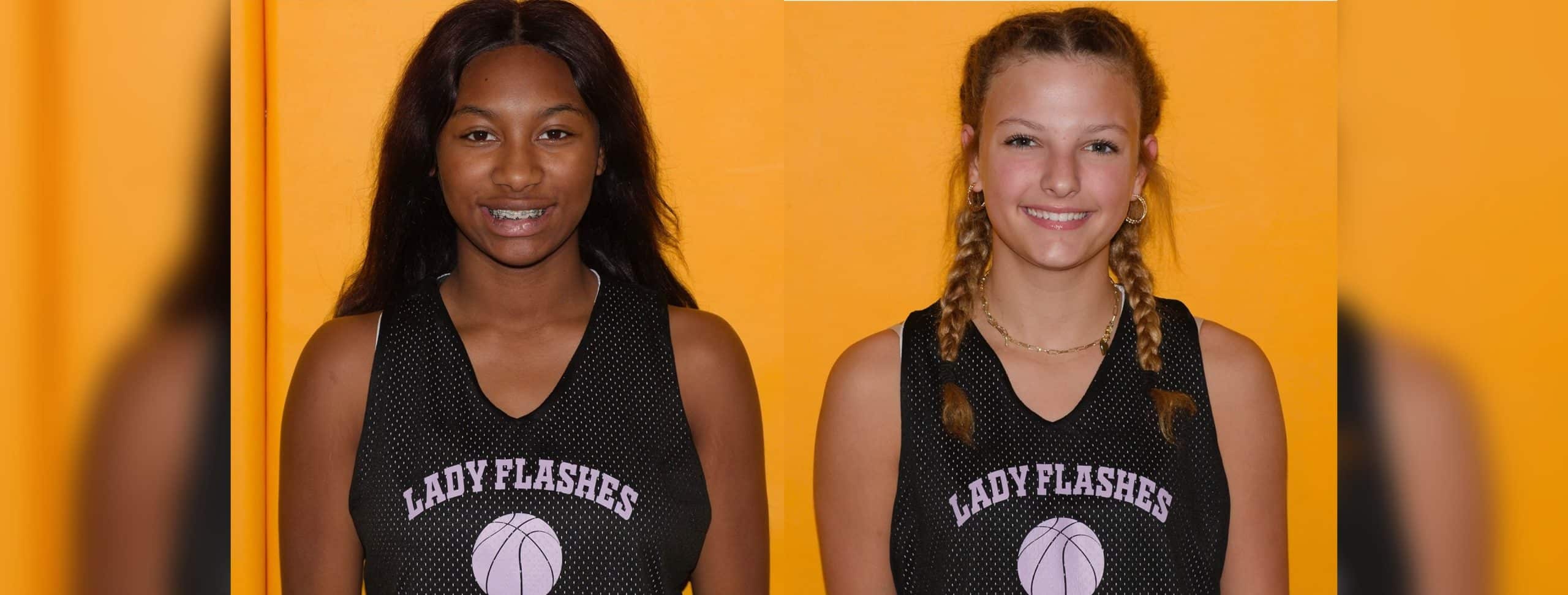 L-R Kennadi Blassingame and Annslee Averett