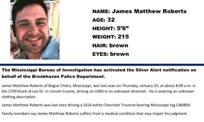 Roberts SILVER ALERT