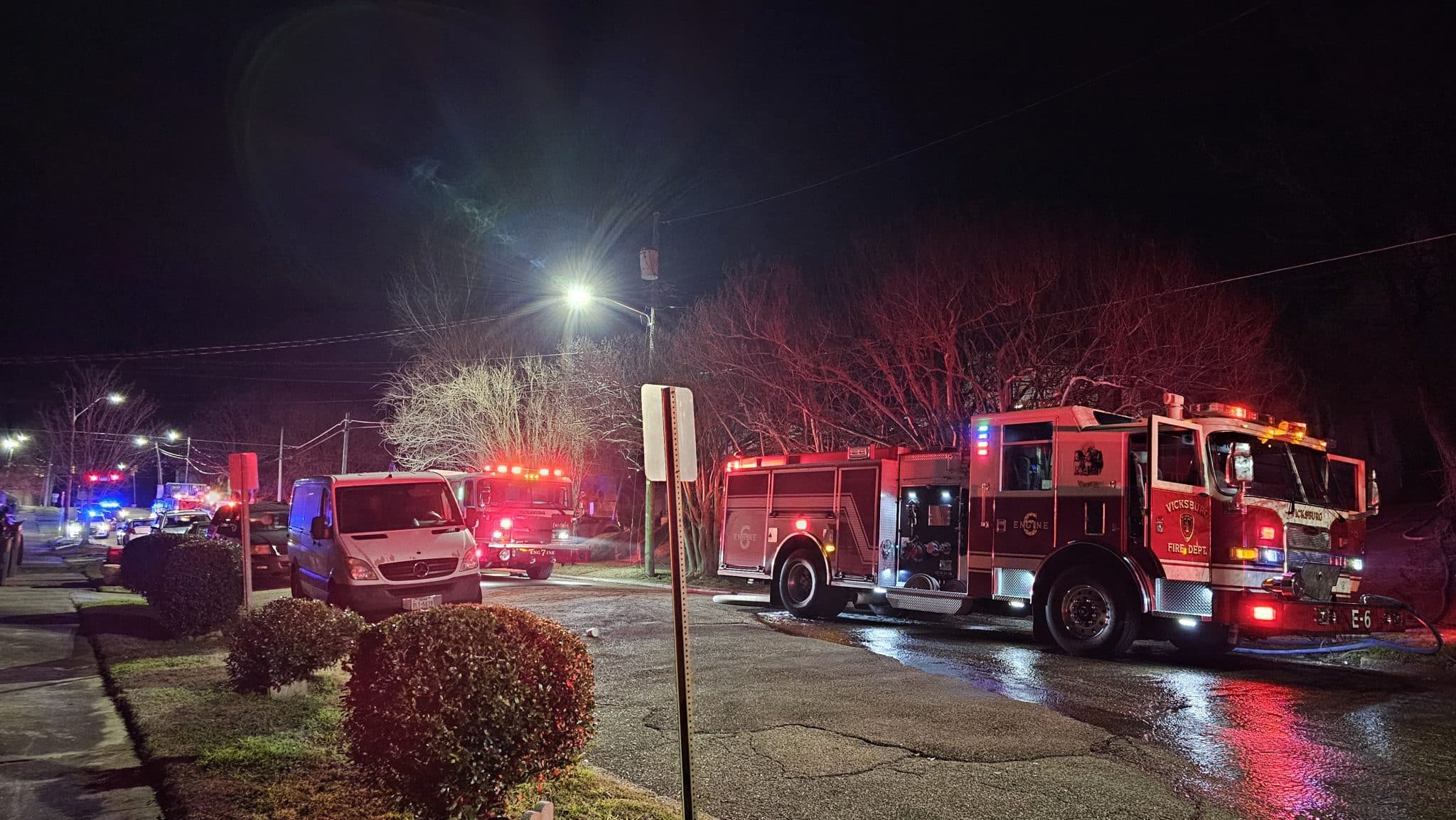 A Vicksburg resident has perished in a house fire on Speed Street
