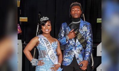Jakira Gaines and Jahiem Cattlin at Prom