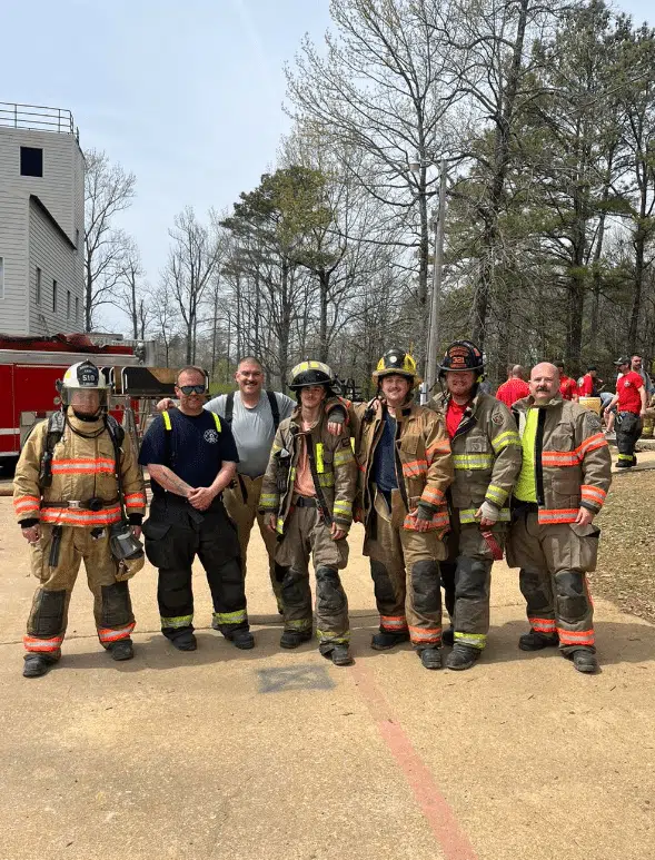 Warren County firefighters attend training. Source: WCFS