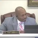 school board meeting — VWSD drops to a "C" rated district