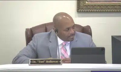 school board meeting — VWSD drops to a "C" rated district