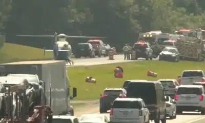 One dead, four injured after rider avoids fallen passenger on l-10 — motorcycle crash I-10 Mississippi