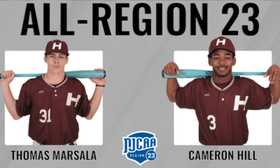 Thomas Marsala, Cameron Hill Named to NJCAA Region 23 Team