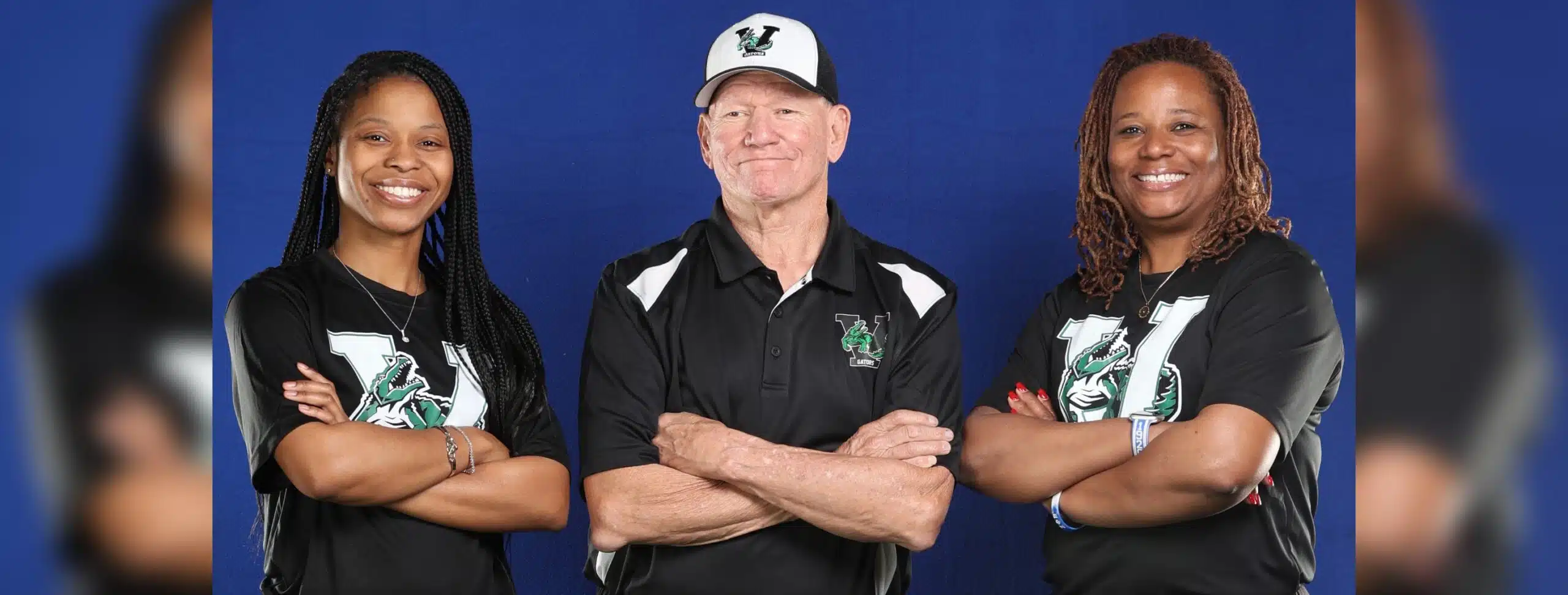L-R Head Coach Briana Knox, Assistant Coaches Hugh Guest and Tracey Brown: Photo by Alvin Coleman