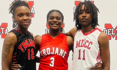 L-R Janiah Caples, Kierra James and Layla Carter