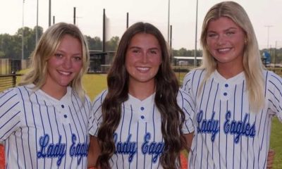 L-R Kinsley Luke, Marley Bufkin and Sophie Masterson:Photo by Richard Miller