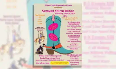 Promotional flyer for the Youth Rodeo in Vicksburg featuring event details and activities.