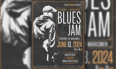 watermark blues jam flier