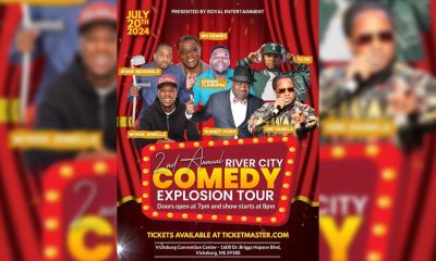 2nd annual river city comedy explosion flier