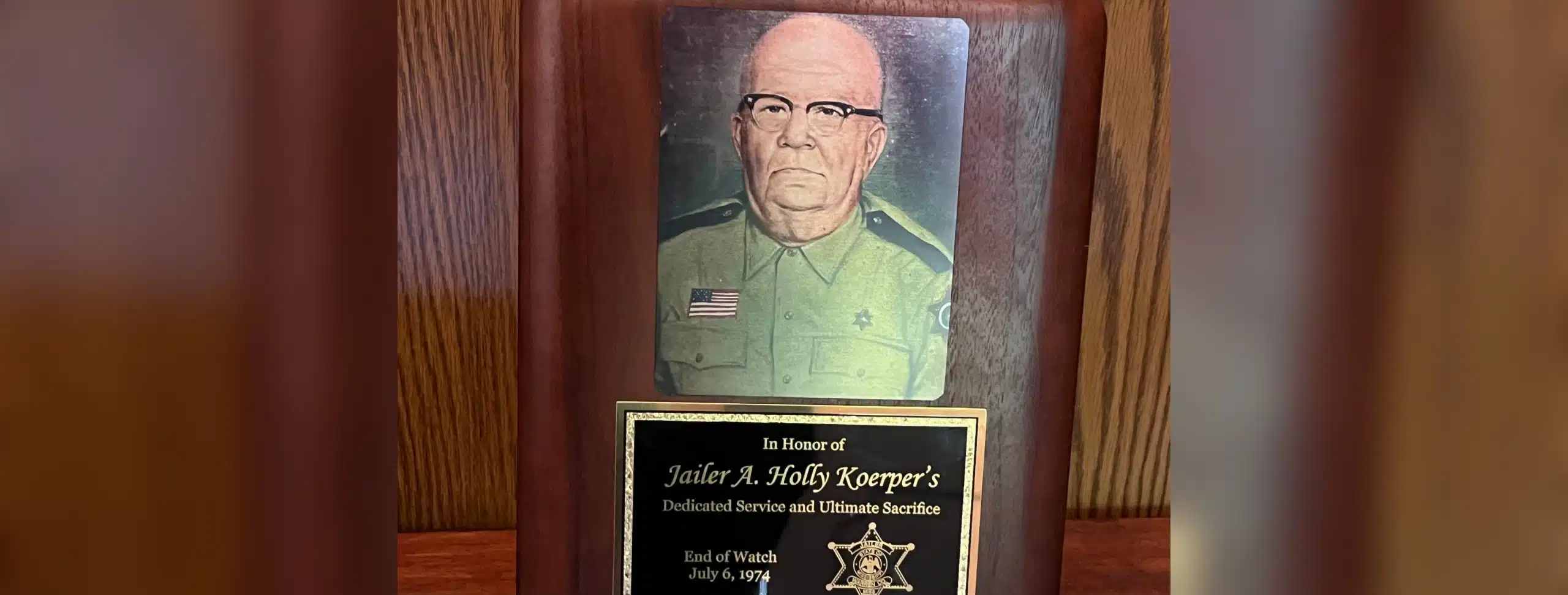 WCSO honors Jailer A. Holly Koerper who was killed 50 years ago today