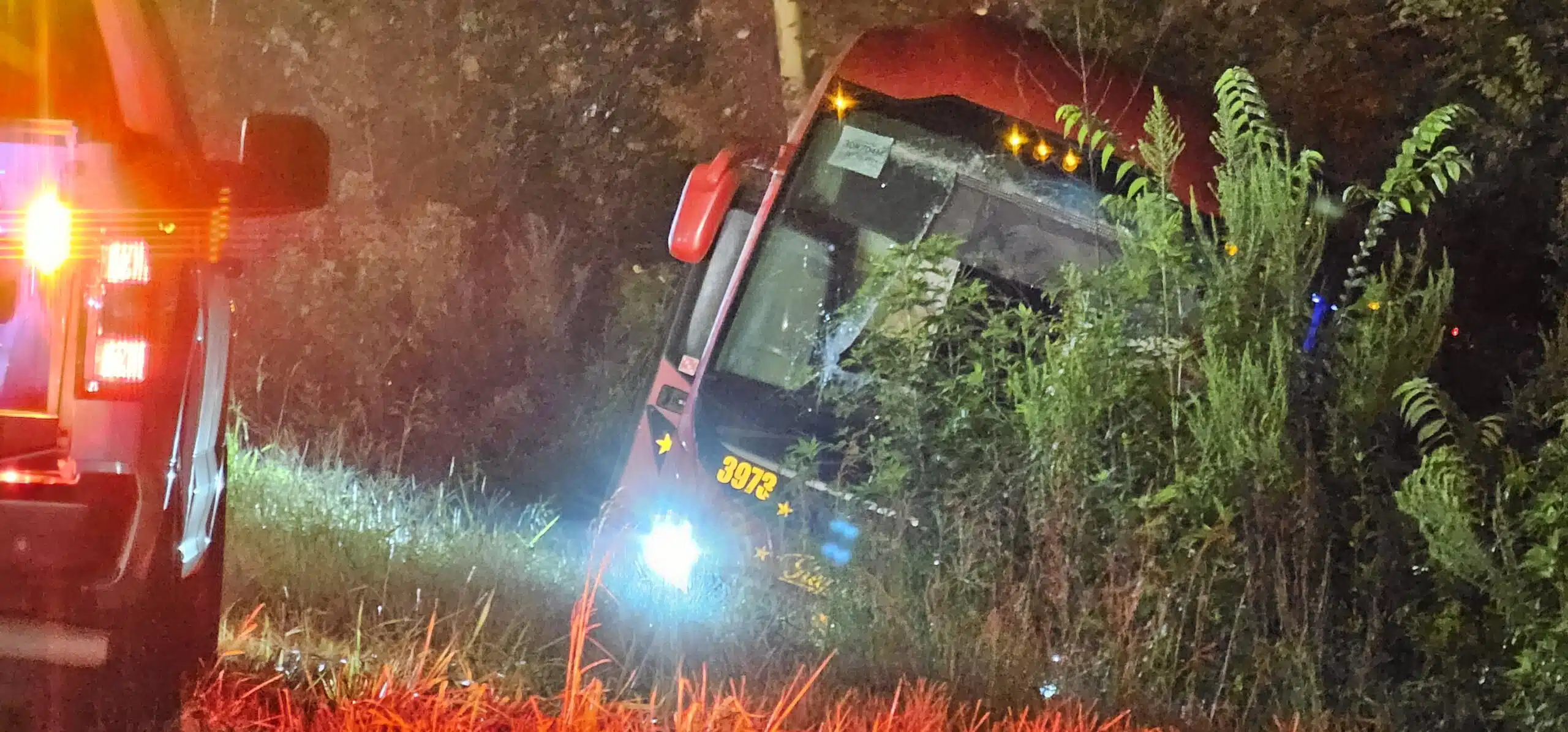 bus accident city and county first responders