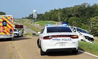 Crash on North Frontage Photo by David Day