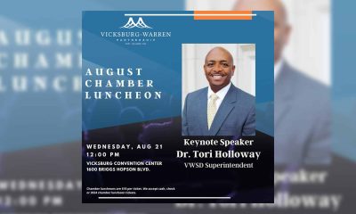 Dr. Holloway August VIcksburg Chamber Luncheon