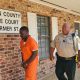 Grayer escorted into the courtroom Photo David Day