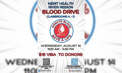 Merit Health River Region Blood Drive August 14