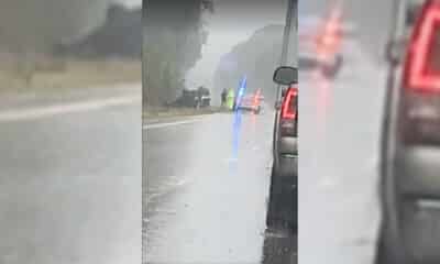 overturned vehicle