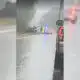 overturned vehicle