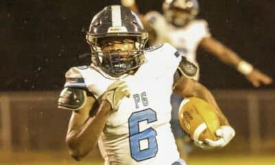 Pg football player running