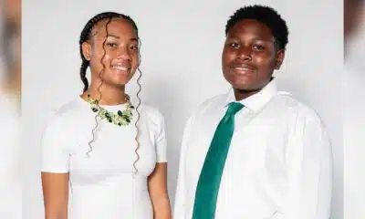Kimble and White named Miss and Mr. Vicksburg Junior High School