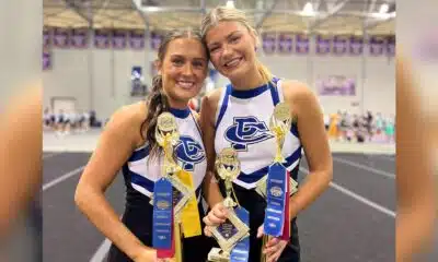 Bufkin and Masterson named Co-Captains of the PCA Cheerleading Team