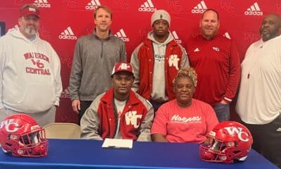 L-R Tim Hughes, Josh Morgan, Larry Reynolds Jr, Matt Williams, Cedric Jackson, TK Qualls and Tina Qualls