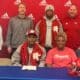 L-R Tim Hughes, Josh Morgan, Larry Reynolds Jr, Matt Williams, Cedric Jackson, TK Qualls and Tina Qualls