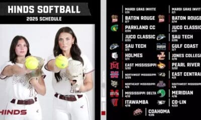 Hinds Softball players