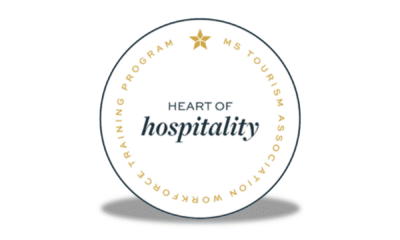 Heart of Hospitality logo, Mississippi Tourism Association